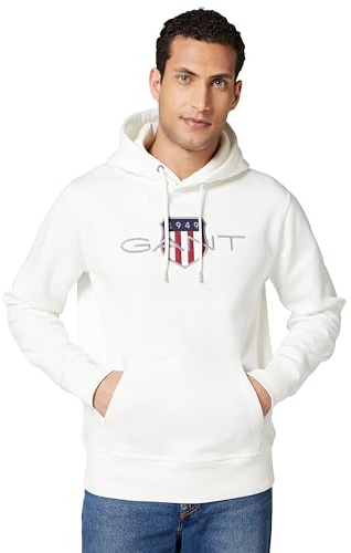 Gant Herren Reg Archive Shield Hoodie Kapuzenpullover (1er Pack)