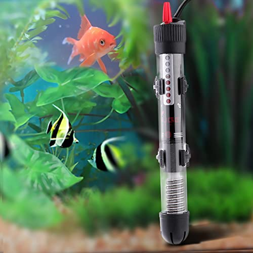 Ailgely Réchauffeur D'aquarium Chauffe Eau Aquarium Mini Chauffage Aquarium Submersible,Tige Chauffante, pour Le Réglage de la Température de L'aquarium en Verre 25W