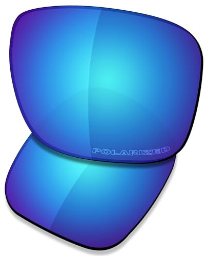 SAUCER Verres de rechange haut de gamme pour lunettes de soleil Oakley Apparition OO9451 High Defense – Bleu glacier polarisé