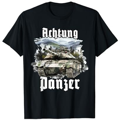 Achtung Panzer | Leopard Panzer NATO | Panzer Soldaten T-Shirt