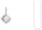 THOMAS SABO Damen Charm-Anhänger Vintage Weltkugel Charm Club 925 Sterling Silber 1676-643-14 & Unisex Kette Venezia 925 Sterling Silber KE1106-001-12