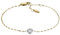 Fossil Damen-Gliederarmband Sadie Tokens Of Affection Edelstahl Bicolor, JF04679998