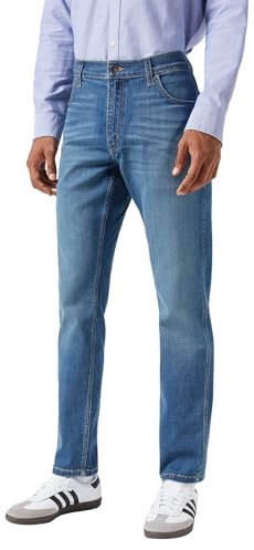 Wrangler Jeans Uomo Action Comfort Athletic Fit, Regular Tapered Fit, Tapered Leg