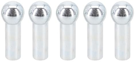 SquEqu 5 Pack Pulley Cable Ball Stopper Terminals End Joint Attachment Parts for Gym Weight Lifting Machine Fitness Equipment Running Yoga (for Diameter 6mm Wire)