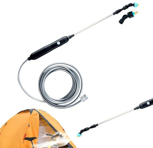 Generic Varita Rociadora - Alimentada por Batería, Rociador de Jardín Recargable | Varita Rociadora de Agua Eléctrica ABS, Herramienta de Riego Portátil que Ahorra Mano de Obra