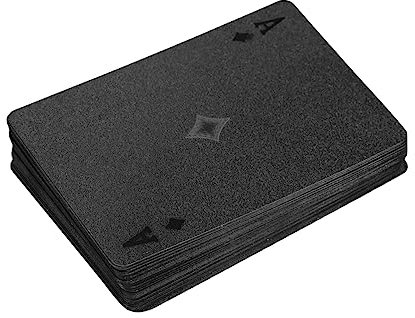 FOYTOKI Solid Holographic Pokerkarten Für Kreative Nächte Wasserfestes Kartenspiel Für Erwachsene Für Partys Und Bürospielzeiten