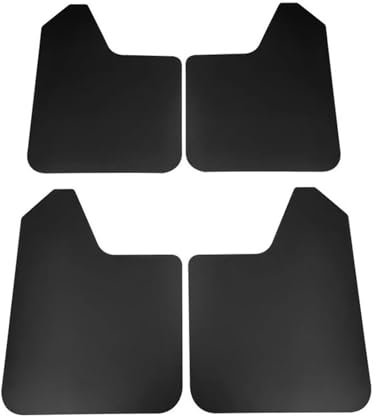 LXHWEAER Paraspruzzi del Parafango per Auto SUV Camion Accessori Auto 4 Pezzi Paraspruzzi Universali per Auto/Paraspruzzi Anteriori E Posteriori Paraspruzzi Razzi Nero Paraspruzzi