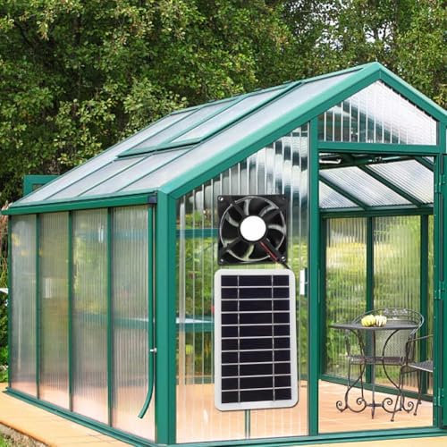 Ventilateur d'échappement à énergie solaire 5 V 2 W, panneau solaire étanche, ventilateur d'extraction polycristallin, pour maison, grenier, serre, maison d'animaux domestiques
