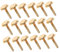 HAPINARY 100stücke Runde Kopf Fasteners Für Bastelprojekte Hochwertige Brads Mini-Mushroom Clips Für Scrapbooking Und Für Handarbeiten Und Dekorationen