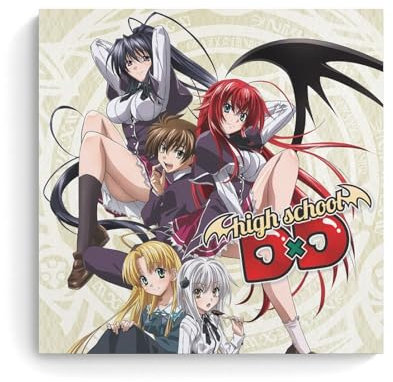 ZBSXLBNG Anime Poster&highschool Dxd Poster Wandkunst Bilddruck Moderne Familienzimmer Dekor 12x12inch(30x30cm)
