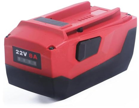22V 8.0Ah Li-ION Ersatzakku Kompatibel mit Hilti B22 18V 21.6V 22V Akku-Elektrowerkzeugen, 1 Stück