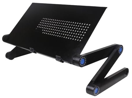 Laptop Bed Desk | Laptop Stand | Adjustable Computer Trays | collapsable Anti-slip Bed Table | Foldable Desk | Table mousee Pad Included For, Sofa, Couch, Eating, Writing, Flo