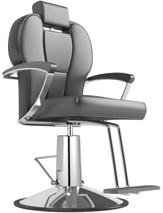 Wisteriariy Barber Chair Hydraulic Pump, Styling Chairs Replacement Height Adjustable, 440lbs Heavy Duty Hydraulic Pump for Bar Beauty Salon Hair Barber, Only Pump NO Chair