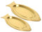 Holibanna 2 Piezas plato de pescado bandeja de pescado platos forma decorativo bandeja para servir peces plato para servir pescado de acero inoxidable sartén para servir pescado Plata