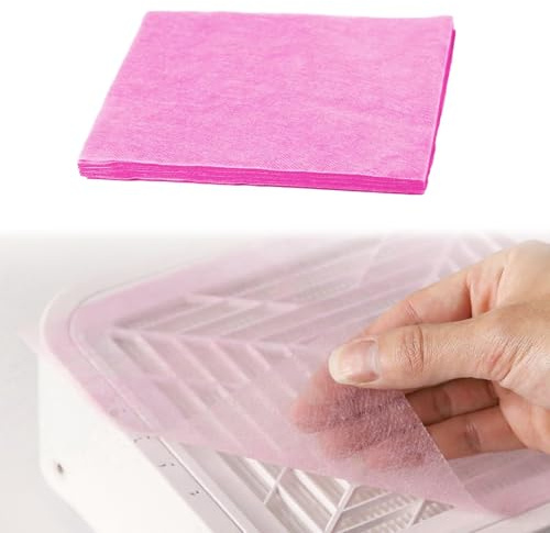200 Pièces Feuille de filtre de collecte de poussière,Feuilles de papier filtrant jetable pour collecteur de poussière d'ongles,Feuilles de papier portable,pour salon de manucure,accessoires