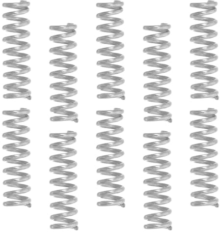 ABOOFAN 10 Stück Kleine Edelstahl Druckfedern für Kugelschreiber Mechanische Ersatzfedern Rostbeständig Präzise Kleiner Kompressionsfedern für Bastel und Reparaturprojekte