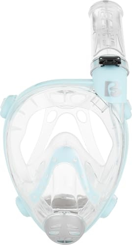Cressi Vollgesichts Schnorchelmaske Prince Full Face Mask, für Erwachsene | Tauchmaske Erwachsene, Atmen durch Nase & Mund, großes Sichtfeld, anpassbares X-Band, Trockenschnorchel gegen Wassereintritt