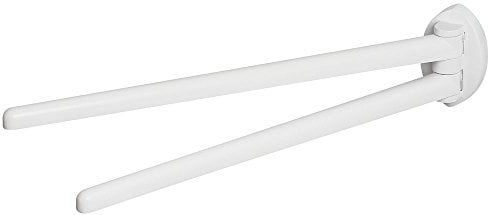 Spirella 10.11804 Schwenkarm 2er Handtuchhalter Lemon White
