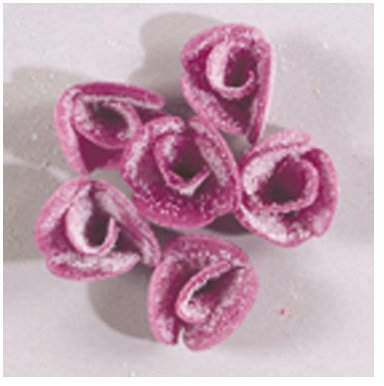 DECORS CONSOMMABLES VIOLETTES CRISTALLISEES AROMATISEES DIAMETRE 20MM