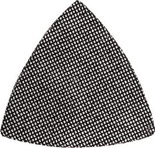 kwb Gitterleinen Schleif-Papier Schleifgitter-Scheibe für Nass- und Trocken-Schliff, f. Delta-Schleifer 93 x 93 K-120, aus Fiberglas, gelocht m. Klett, 5 Stk.
