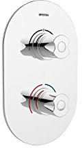 Bristan AR3 SHCDIV C Artisan Recessed Thermostatic Dual Control Shower Valve with Integral Two Outlet Diverter, Chrome