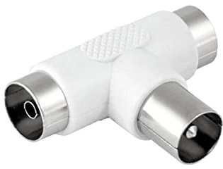 Vivanco - Rd-Antennenkabel, Koaxialstecker, 2-Wege-Koaxialkupplung
