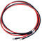 ECTIVE Batteriekabel – M6/M8, 2 m, rot/schwarz, Kupfer, 16 mm² - Massekabel, Batterieladekabel, Stromkabel mit Ringösen für 12V Motorrad Batterie, Versorgungsbatterie, Traktionsbatterie