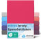 etérea Jersey Spannbettlaken 200x220cm Pink bis 25 cm Höhe - 100% Baumwolle Spannbetttuch Oekotex - Bed Sheets Leintuch Bettbezug mit Rundumgummi - Bettlaken 200x220 cm - Rosa