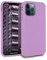 MyGadget Cover per iPhone 12 | 12 Pro - Custodia Protettiva in Silicone Morbido – Case TPU Flessibile - Ultra Protezione Antiurto & Antigraffio - Lilla