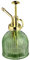 Angoily 1Pc Sprühflasche Pflanzensprüher Glas Gießkanne Dekorative Wassersprüher Pumpe Sprüher Zerstäuber Blumen Wasser Spray Flasche für Zimmerpflanzen Garten Bewässerung Grün Golden