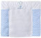 Baby Delux Wickelauflage 70x75 cm weiche Wickelunterlage Wickeltischauflage mit Frotteeauflage wasserdicht waschbar (Magic Stars Blau)