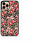 Cherry Bows Leopard Print Silicone Phone Case for all Apple IPHONE Silicone TPU (iPhone 13, BLACK)
