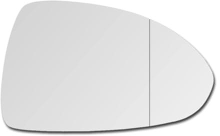 PS-T Spiegelglas zum Kleben Ersatzspiegelglas Außenspiegel Rechts Beifahrerseite Asphärisch für OPEL CORSA D /E 2006-2019