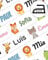 melu kids® Namensschilder für Kleidung zum Aufbügeln (120 Stück) - Kinder Bügeletiketten mit Namen waschmaschinenfest und personalisiert - Weiß
