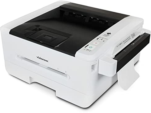 Visioneer Rabbit PC30dwn Laser Printer/Copy Machine, USB Office Printer and Copier for PC and Mac, 30 PPM, Sheetfed 250 Page Automatic Document Feeder (ADF), White