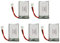 5PCS 3,7 V 1000mAh Li-Akku, 952540 RC Drohnen Akku Wiederauf Ladbare Lipo Batterie für Syma X5 X5C X5SC X5SW TK M68 CX 30 K60 905 V931 RC Quadcopter