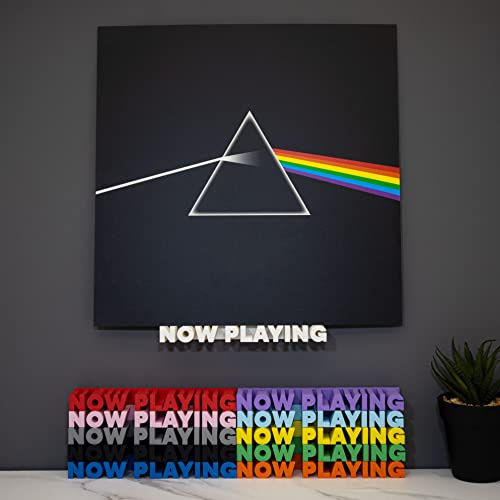Active Window Films Now Playing Vinyl Record Holder, Record LP Shelf, Music Vinyl Wall Mountable Display, LP Vinyl Record Shelf/Shelves (Baby Blue)