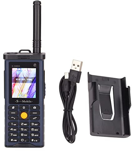 SYH&AQYE Unlocked Cell Phone for Seniors, 2400mAh 2.2in HD Screen Multifunctional Mobile Phone, Big Speaker Clear Sound Retro Phone with Removable Antenna Rod(Navy Blue)