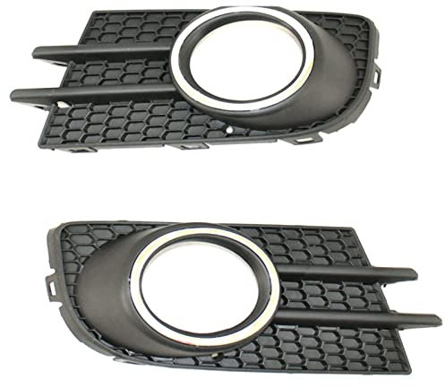 Nonuin Nebelscheinwerfer Abdeckungen Für VW Tiguan 2012-2018 Frontstoßstange Nebelscheinwerfer Kühlergrill Rahmen Schwarz