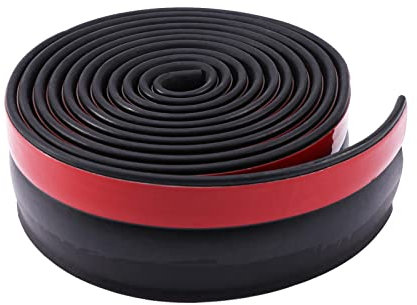 Garage Door Seal,Rubber Seal Strip, Weather Strip Tape Multipurpose Door Bottom Weather Edge Trim Full Wrap Bottom Seal Strip for Keeping Garages Clean & Dry(3 m)