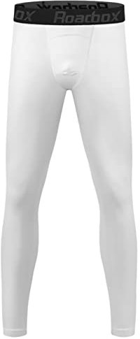 Roadbox 1 oder 2er-Pack Kompressions-Leggings für Kinder – Lauf-Leggings, Baselayer für Jungen, Spandex-Hosen, Sport-Tights für Fußball, Basketball, Baseball