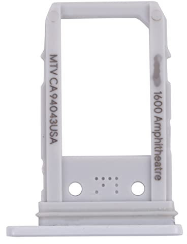ZYGX Bandeja de Tarjeta SIM para Google Pixel 3a TTYHK (Color : Blanco)