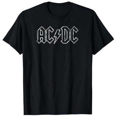 AC/DC Rock Music Band Jagged Logo T-Shirt