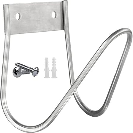 Gancho para Manguera de Jardín Montado en la Pared - Soporte de Metal para Almacenamiento