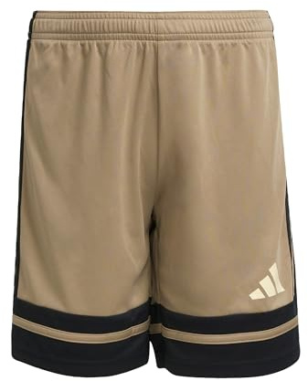 Adidas Mixte Enfant SQUADRA25 Short Kids, Blanch Cargo/Black/Warm Vanilla, 15-16 Years