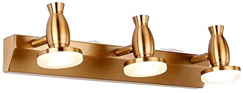 Bathroom Light Rose Gold Wall Lights Mirror Lamp - Vanity Lights Fixtures for Makeup, Washroom - Bulb Included - Stylish & Modern Decor