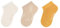 Sterntaler Sneaker Socken 3er Pack Palme - Baby und Kindersocken mit hohem Baumwollanteil - Unisex Füsslinge - modische Farben und Designs - Vorteilspack Strümpfe - ecru, Größe 26