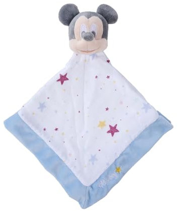 Disney 6315876727NPB - Mickey Maus Sicherheitsdecke Mickey Mouse Snotte-Decke, 40 cm, Ab 0 Monaten