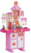 VEVOR Cuisine pour Enfants avec Cuisinière à Vapeur, Sons, Lumières, 48 Accessoires pour Tout-Petits, Âge Préscolaire 3-5 Ans, Rose