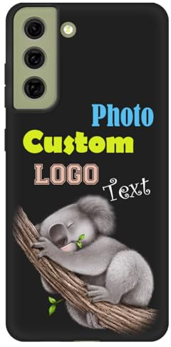 Individuelle Foto-Schutzhülle für Samsung Galaxy S21 FE, Personalisiertes Bild/Name/Logo Silikon-Handyhülle, Weiches kratzfestes Mikrofaserfutter, Vollständiger Körperschutz Stoßfeste Schlanke Hülle